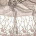 Net hijab with flower design and moti work - Light purple Net hijab with flower design and moti work - Light purple